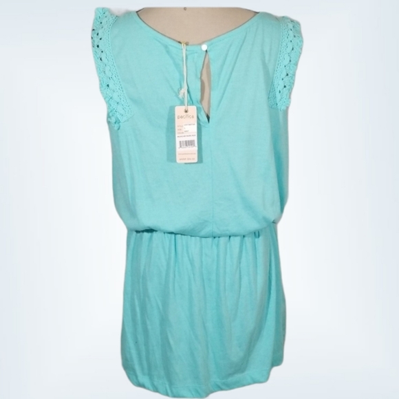 Pacifica beach tunic blue coverup. Size L NWT! - Picture 4 of 8